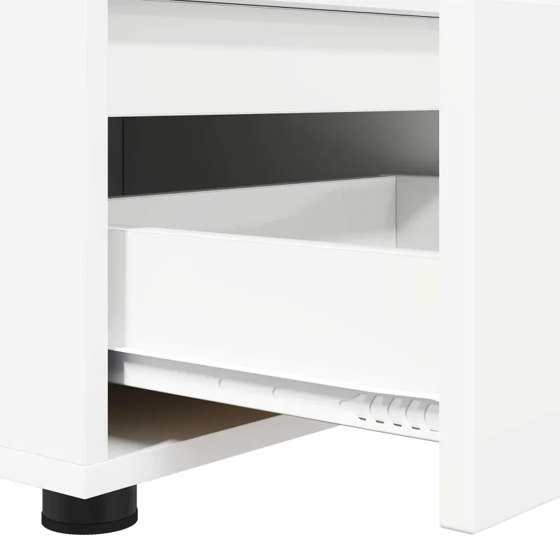 Televizoriaus spintelė Balta 100 x 48 x 43 cm Apdirbta mediena