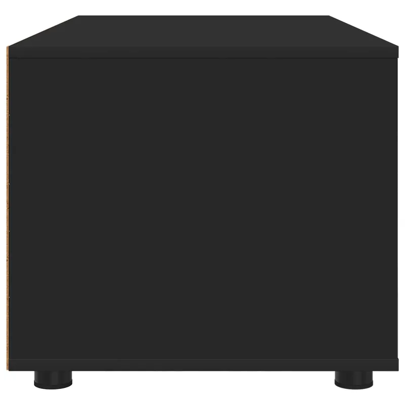 Televizoriaus spintelė Juoda 100 x 48 x 43 cm Apdirbta mediena