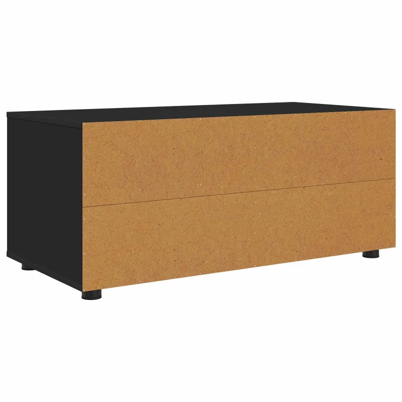 Televizoriaus spintelė Juoda 100 x 48 x 43 cm Apdirbta mediena