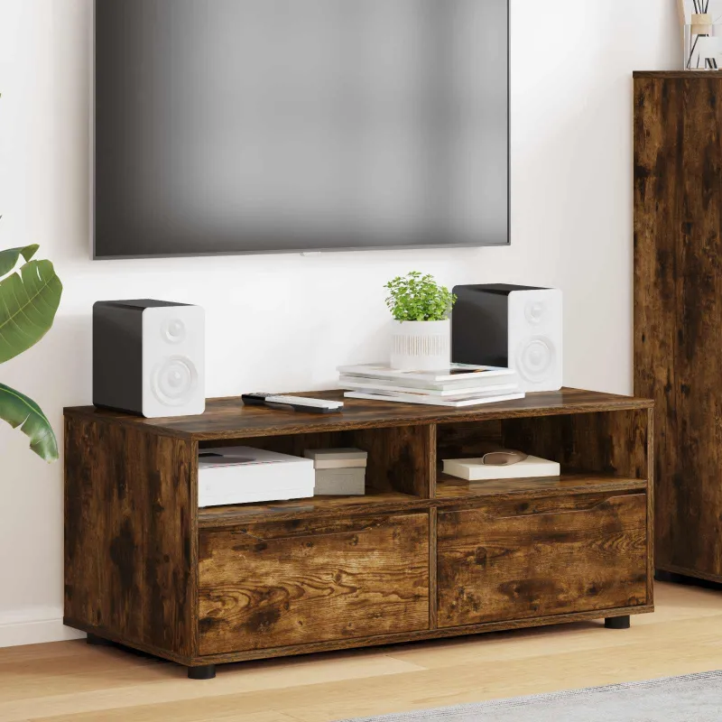 Televizoriaus spintelė Rūkyta ąžuolas 100 x 48 x 43 cm
