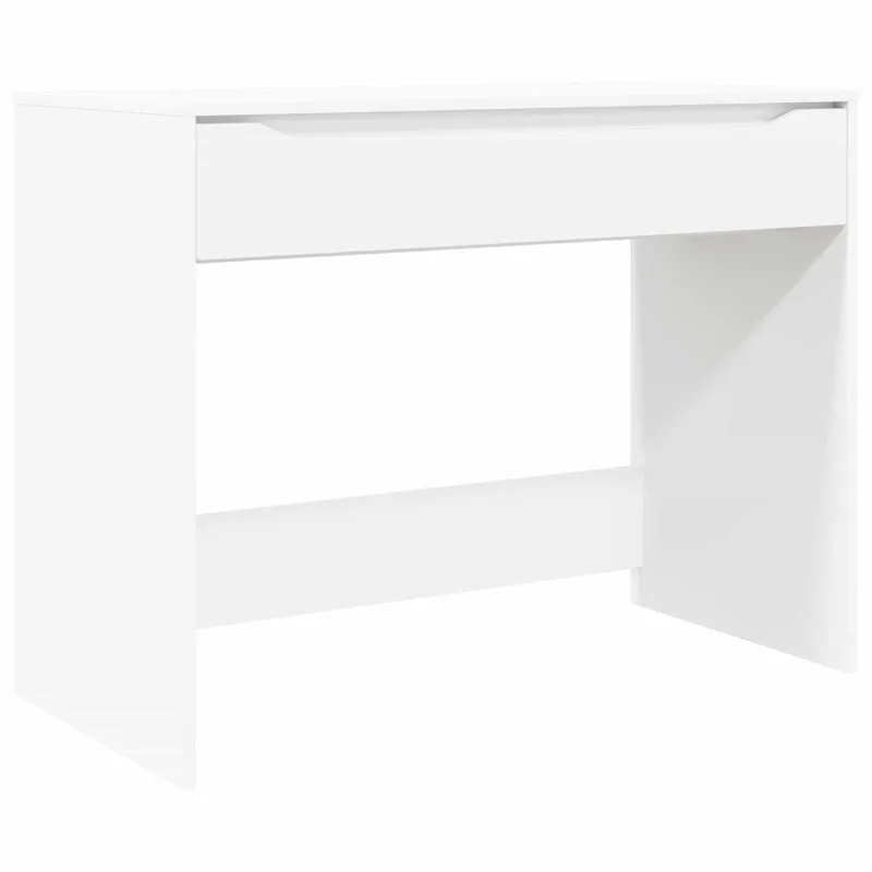 Stalas su stalčių Baltas 100 x 50 x 78 cm Dirbtinė mediena