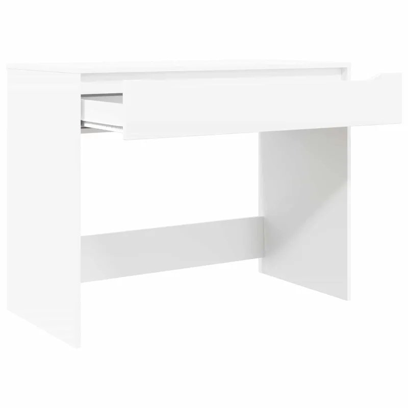 Stalas su stalčių Baltas 100 x 50 x 78 cm Dirbtinė mediena