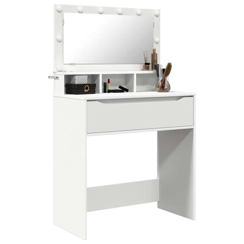 Miegamojo persirengimo stalai Balta 80 x 39,6 x 135 cm