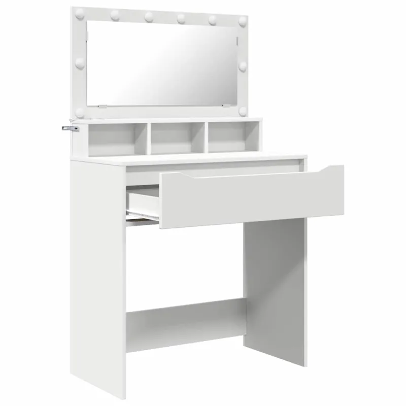 Miegamojo persirengimo stalai Balta 80 x 39,6 x 135 cm