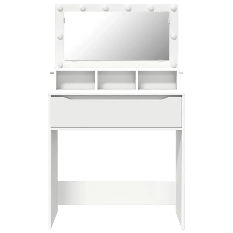 Miegamojo persirengimo stalai Balta 80 x 39,6 x 135 cm