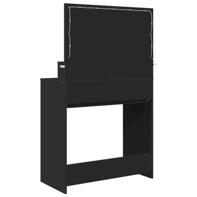 Miegamojo persirengimo stalai Juoda 80 x 39,6 x 135 cm