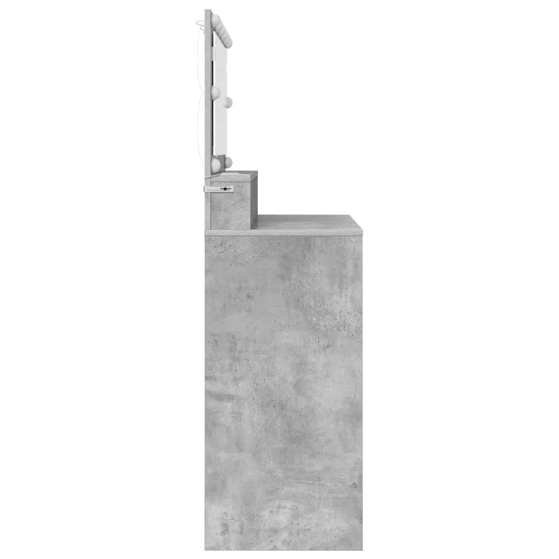 Miegamojo persirengimo stalai Betono pilka 80 x 39,6 x 135 cm