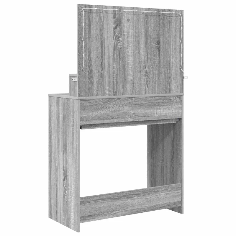 Miegamojo persirengimo stalai Pilkas Sonoma 80 x 39,6 x 135 cm