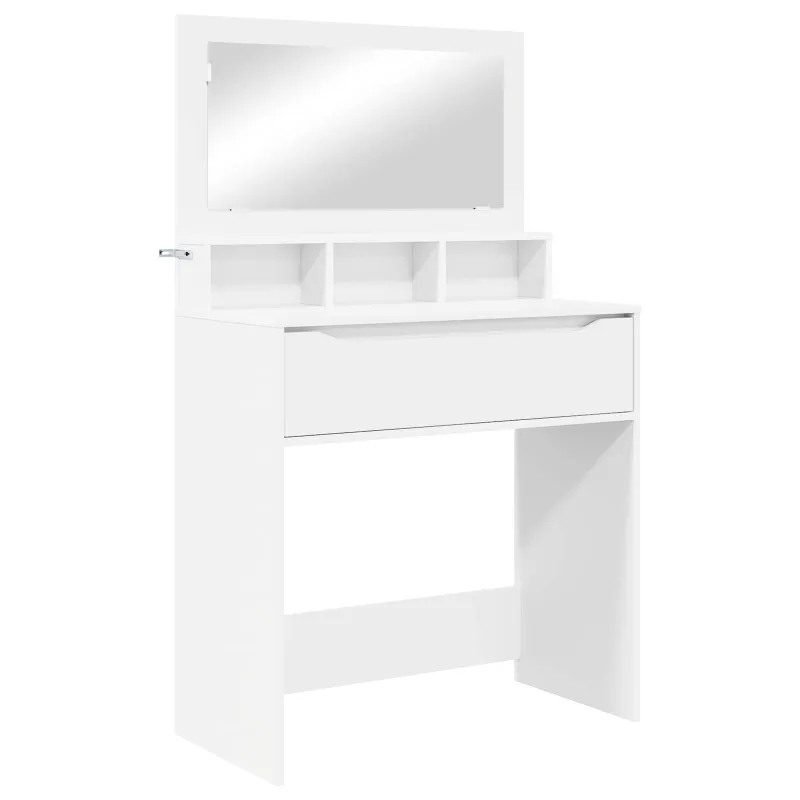 Miegamojo persirengimo stalai Balta 80 x 39,6 x 135 cm
