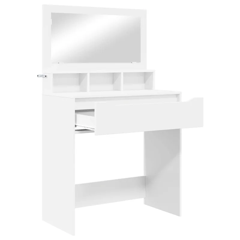 Miegamojo persirengimo stalai Balta 80 x 39,6 x 135 cm