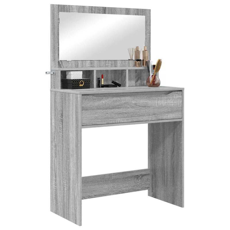 Miegamojo persirengimo stalai Pilkas Sonoma 80 x 39,6 x 135 cm