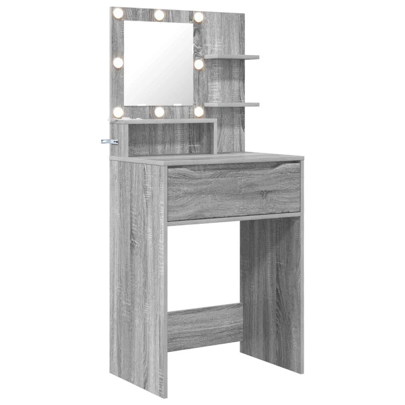 Miegamojo persirengimo stalai Pilkas Sonoma 80 x 39,6 x 135 cm