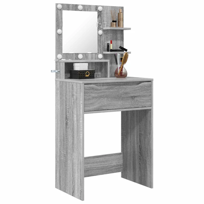 Miegamojo persirengimo stalai Pilkas Sonoma 80 x 39,6 x 135 cm