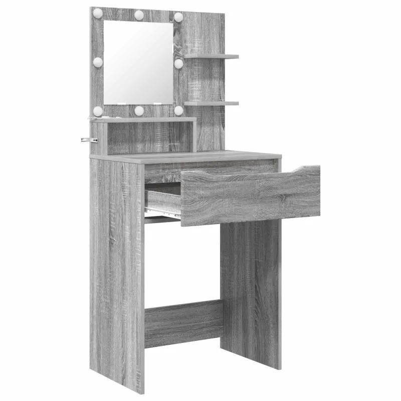 Miegamojo persirengimo stalai Pilkas Sonoma 80 x 39,6 x 135 cm