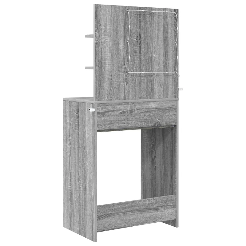 Miegamojo persirengimo stalai Pilkas Sonoma 80 x 39,6 x 135 cm