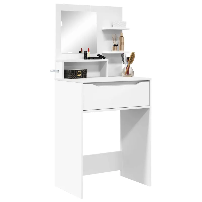 Miegamojo persirengimo stalai Balta 80 x 39,6 x 135 cm