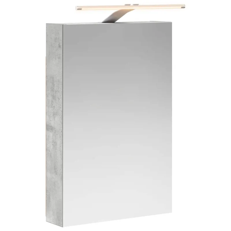 Vonios veidrodžio spinta Betono pilka 40 x 10,5 x 60,5 cm