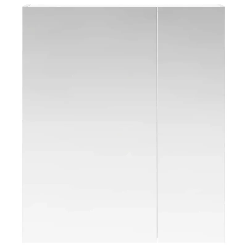 Vonios veidrodžio spinta su lentyna Balta 60 x 14,5 x 70 cm