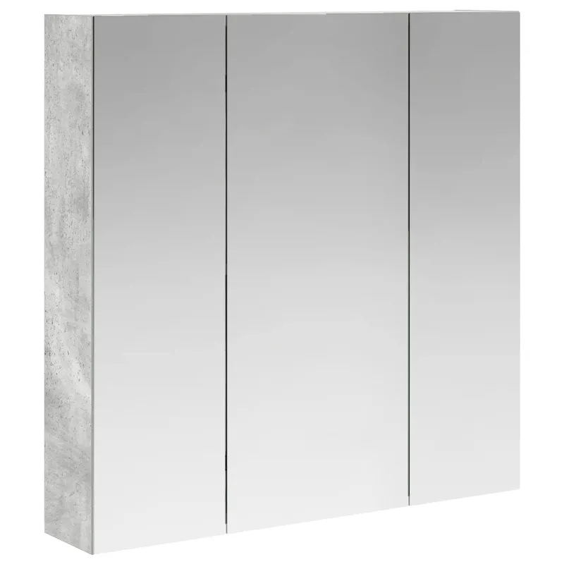 Vonios veidrodžio spinta Betono pilka 70 x 14,5 x 70 cm