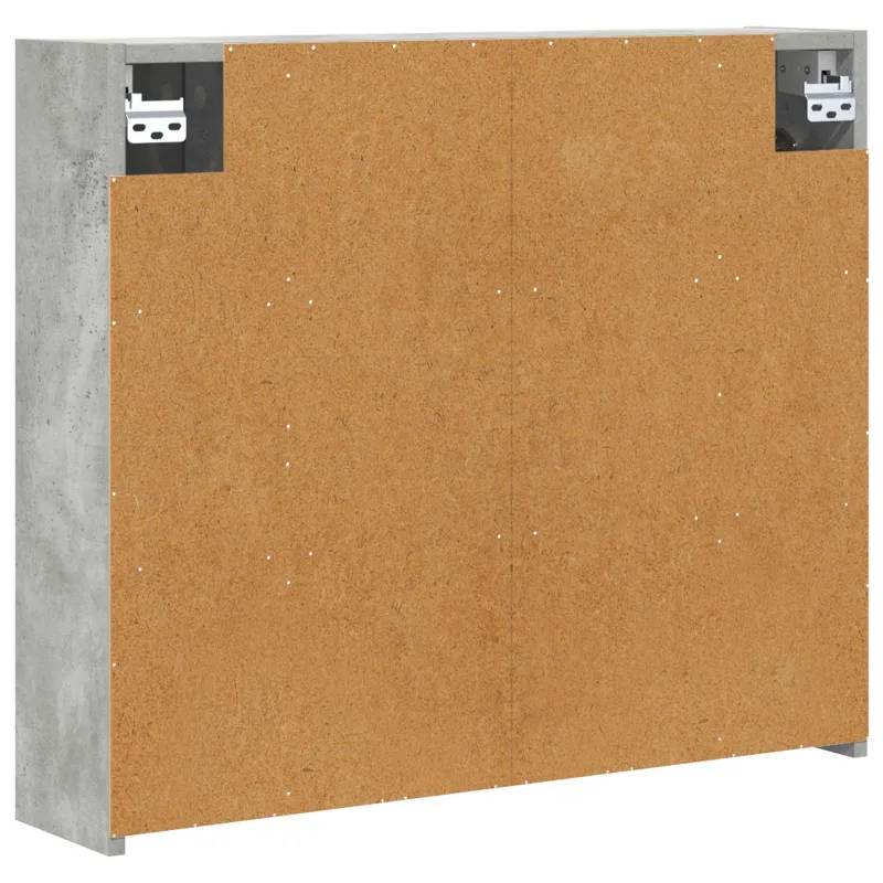 Vonios veidrodžio spinta Betono pilka 73,5 x 16 x 62,5 cm