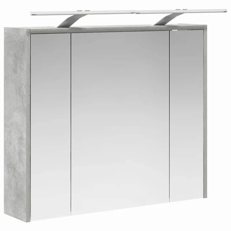 Vonios veidrodžio spinta Betono pilka 73,5 x 16 x 62,5 cm