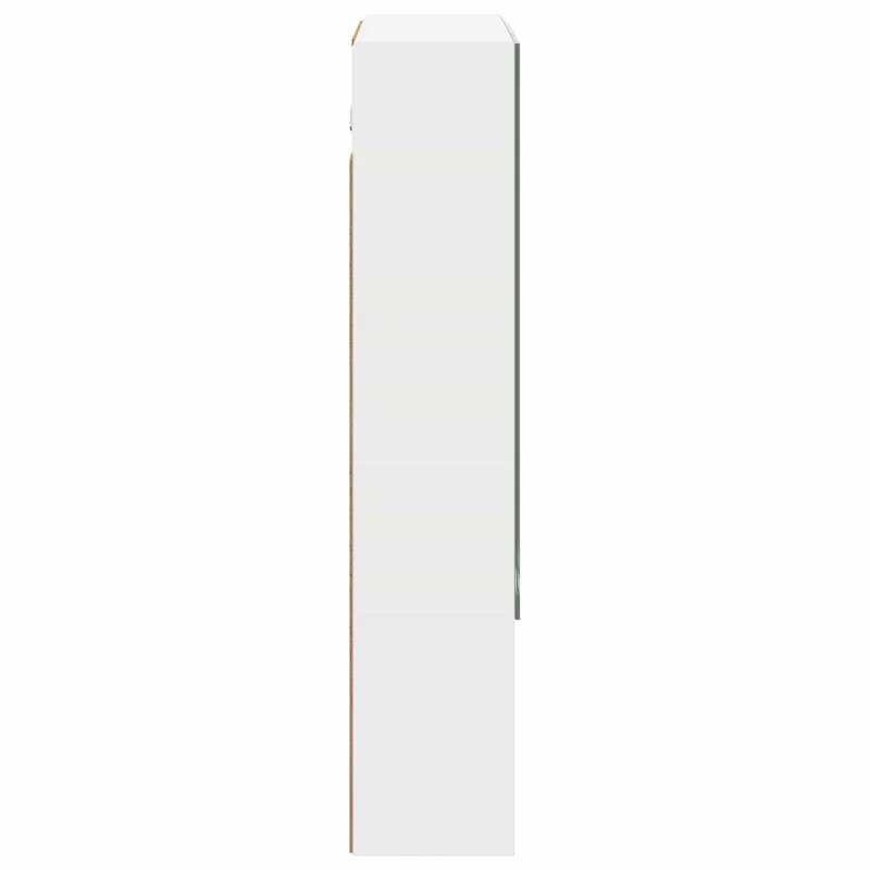 Vonios veidrodžio spinta su lentyna Balta 60 x 14.5 x 70 cm