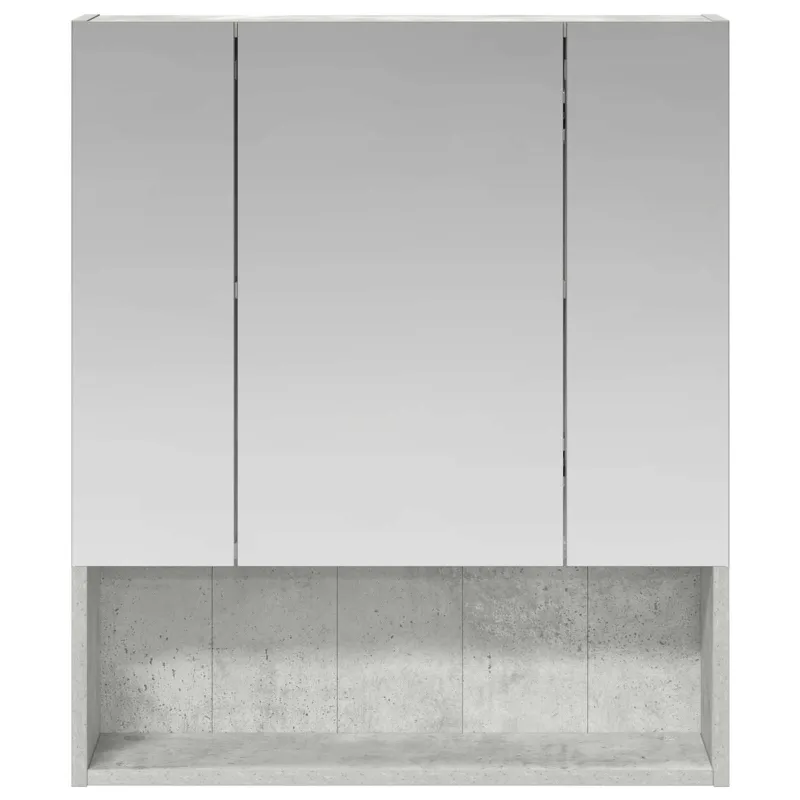 Vonios veidrodžio spinta Betono pilka 60 x 14.5 x 70 cm