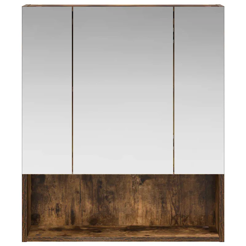 Vonios veidrodžio spinta Rūkyta ąžuolas 60 x 14.5 x 70 cm