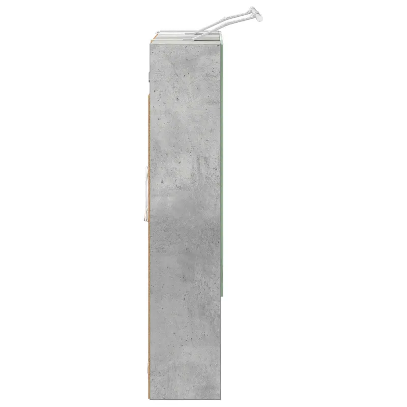 Vonios veidrodžio spinta Betono pilka 60 x 14.5 x 70 cm