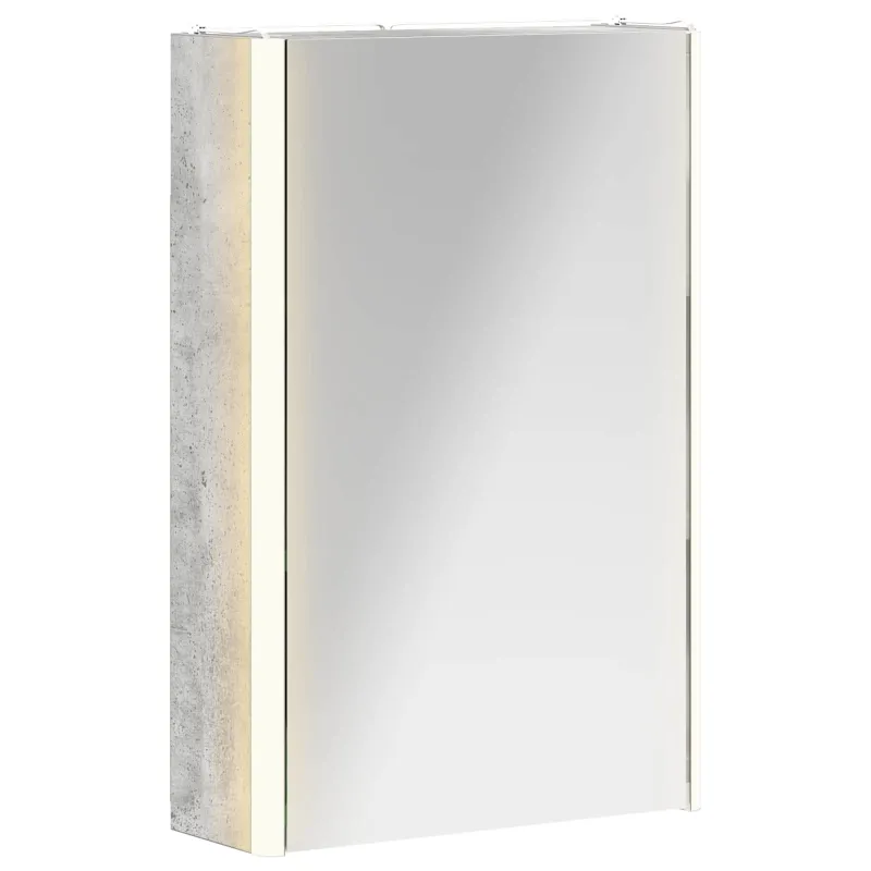 Vonios veidrodžio spinta Betono pilka 33 x 11,5 x 50 cm