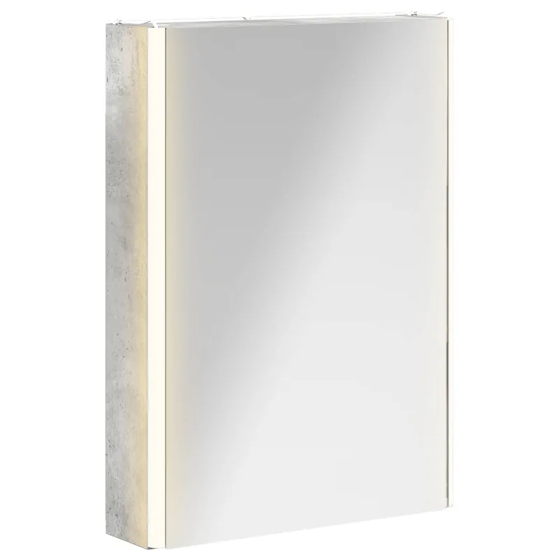 Vonios veidrodžio spinta Betono pilka 43 x 11,5 x 60,5 cm