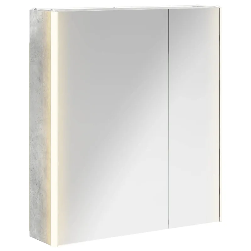 Vonios veidrodžio spinta Betono pilka 63,5 x 15,5 x 70 cm