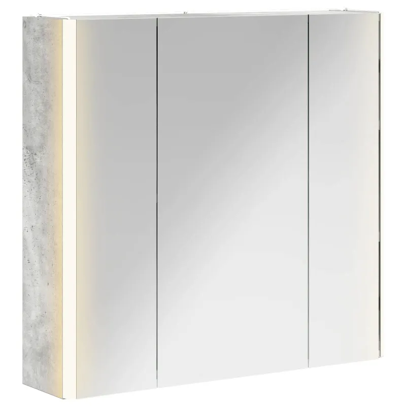 Vonios veidrodžio spinta Betono pilka 63,5 x 15,5 x 60,5 cm