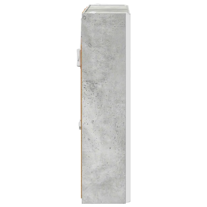 Vonios veidrodžio spinta Betono pilka 63,5 x 15,5 x 60,5 cm