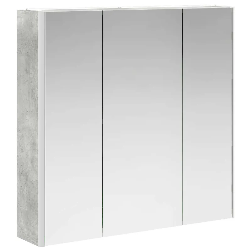 Vonios veidrodžio spinta Betono pilka 73.5 x 15.5 x 70 cm