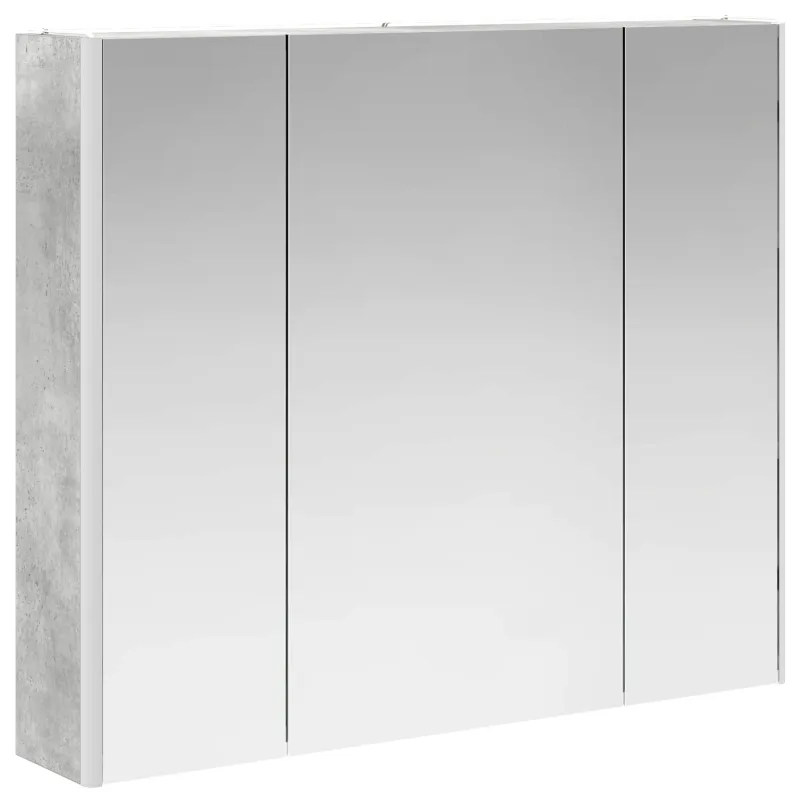 Vonios veidrodžio spinta Betono pilka 83,5 x 15,5 x 70 cm