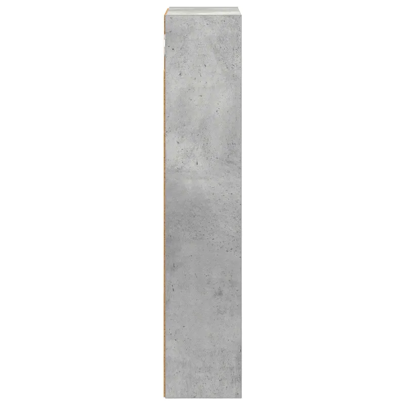 Vonios sieninė spintelė su lentyna Betono Pilka 30 x 14 x 70 cm