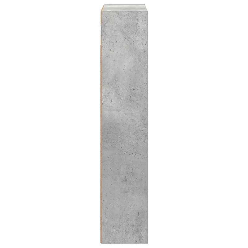 Vonios sieninė spintelė su lentyna Betono Pilka 40 x 14 x 70 cm
