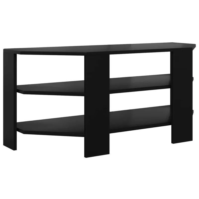KampinėTVspintelė Juoda 102x40,5x45cm Apdirbta mediena