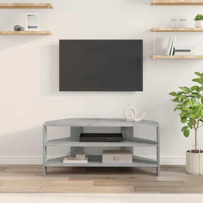 KampinėTVspintelė Betono pilka 102x40,5x45cm Apdirbta mediena
