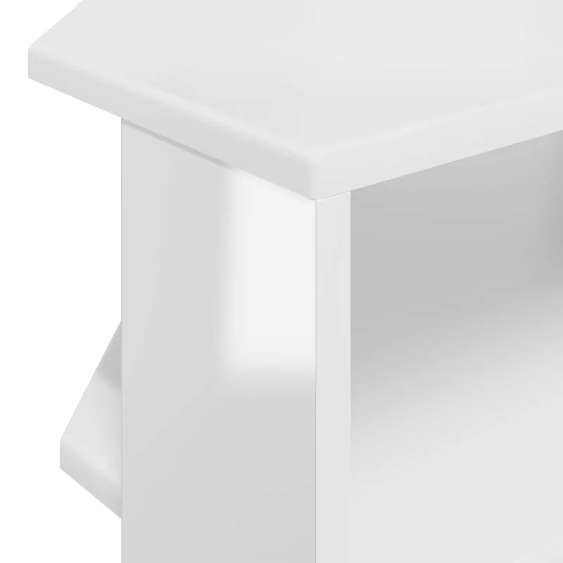 KampinėTVspintelė Aukšto blizgesio balta 102x40,5x45cm
