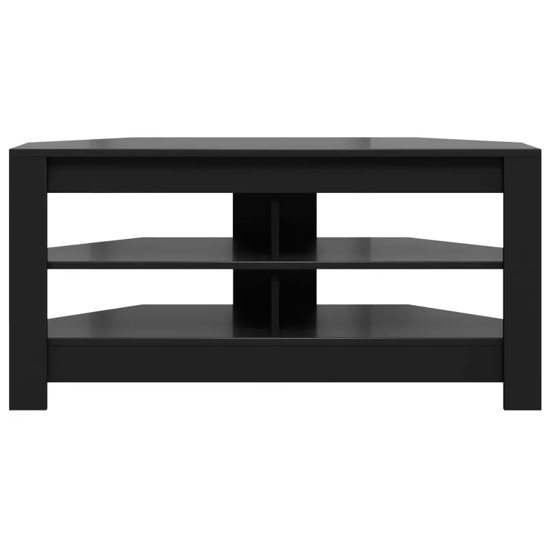 KampinėTVspintelė Juoda 102 x 40,5 x 45 cm Apdirbta mediena