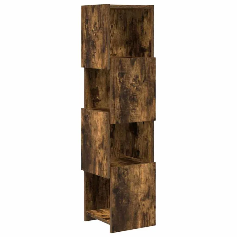 Kampinė spintelė Rūkyta ąžuolas 25,5x25x102cm Apdirbta mediena
