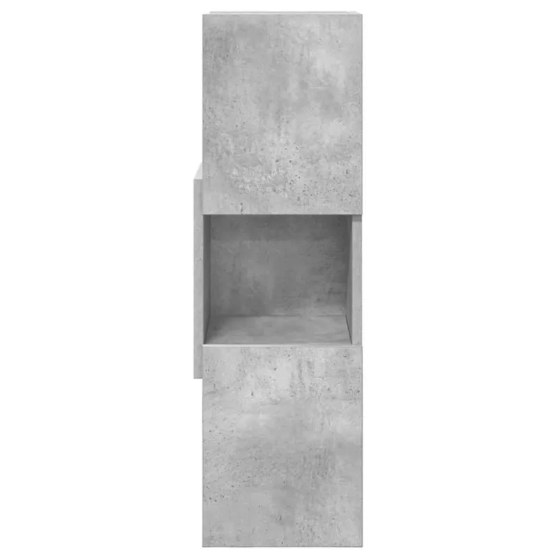 Kampinė spintelė Betono pilka 25,5x25x80cm Apdirbta mediena
