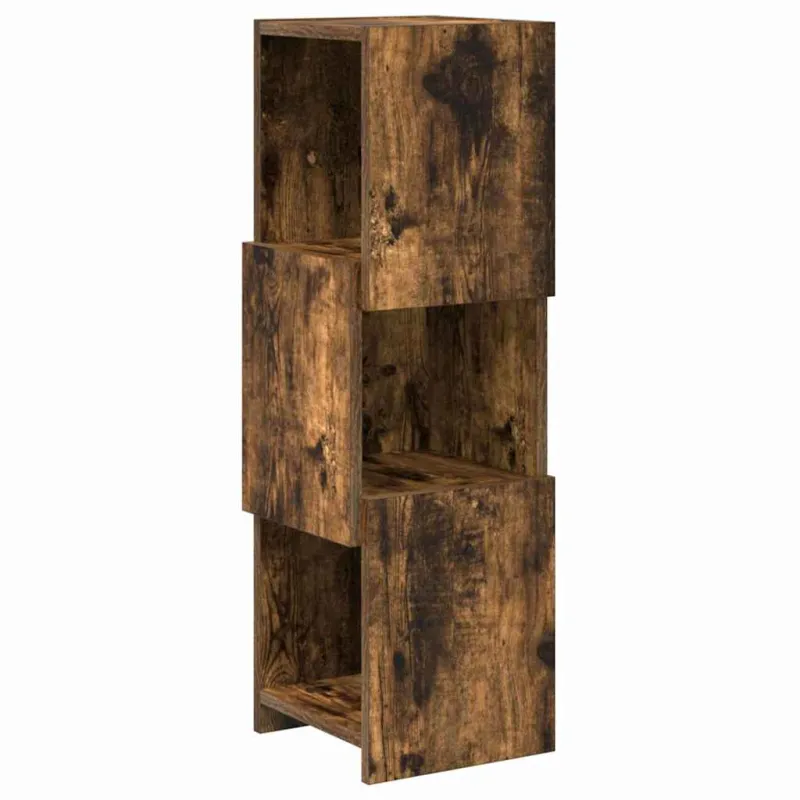 Kampinė spintelė Rūkyta ąžuolas 25,5x25x80cm Apdirbta mediena