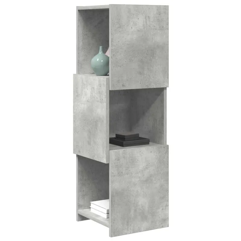 Kampinė spintelė Betono pilka 30,5x30x95cm Apdirbta mediena