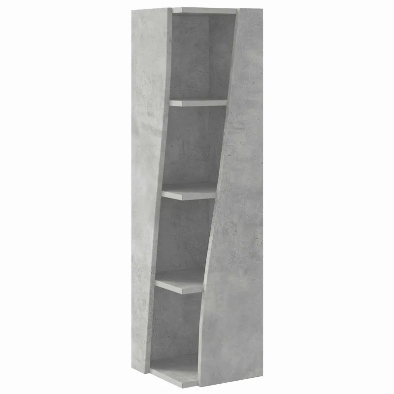 Kampinė spintelė Betono pilka 27,5x27x102cm Apdirbta mediena
