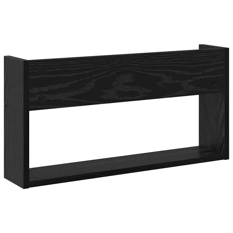 Žurnalų stovas Juodas ąžuolas 60 x 12 x 30 cm Apdirbta mediena