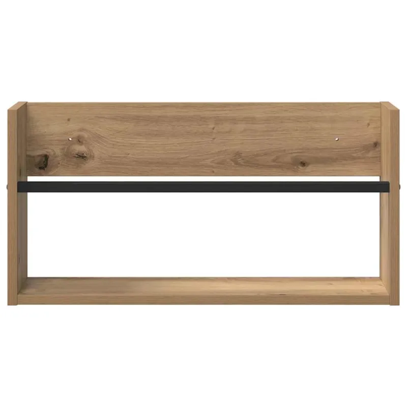 Žurnalų stovas 2 pcs Amatininkų ąžuolas 60 x 12 x 30 cm