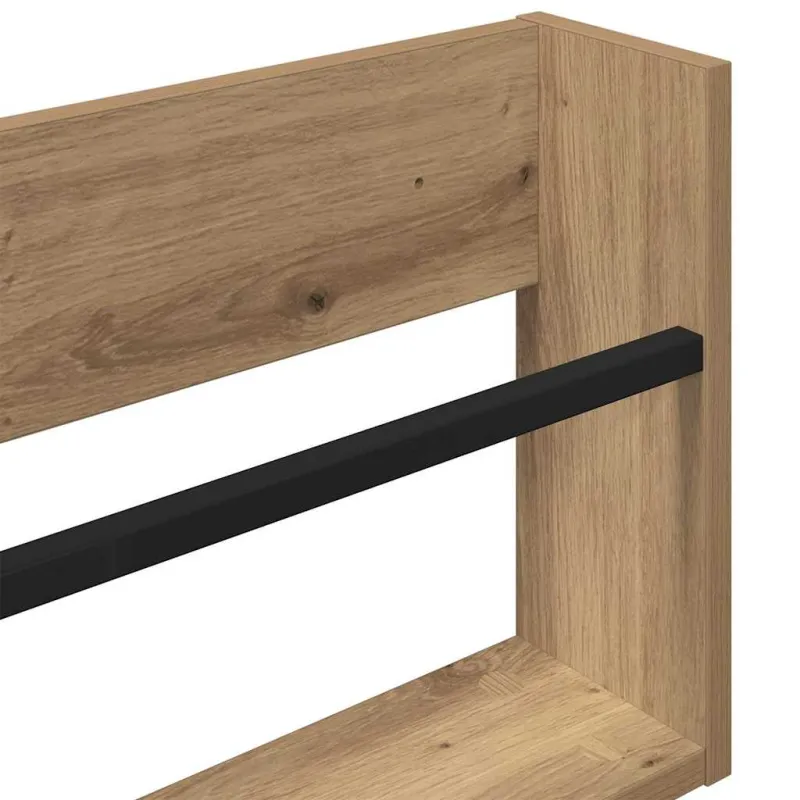 Žurnalų stovas 2 pcs Amatininkų ąžuolas 60 x 12 x 30 cm